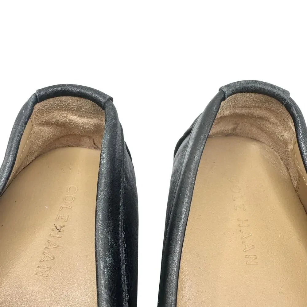 Cole Haan | Men | Somerset Black Leather Driving Penny Loafers | Size 9.5 M